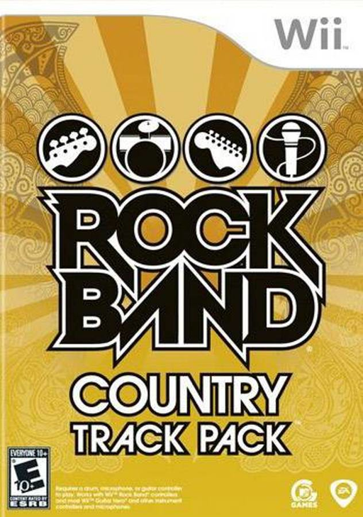Rock Band Country Track Pack box art for Wii